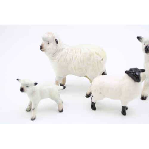 682 - Beswick Sheep and Lambs (5).