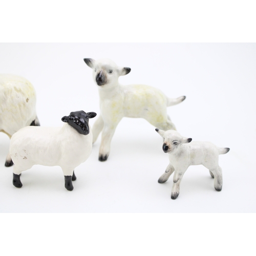 682 - Beswick Sheep and Lambs (5).