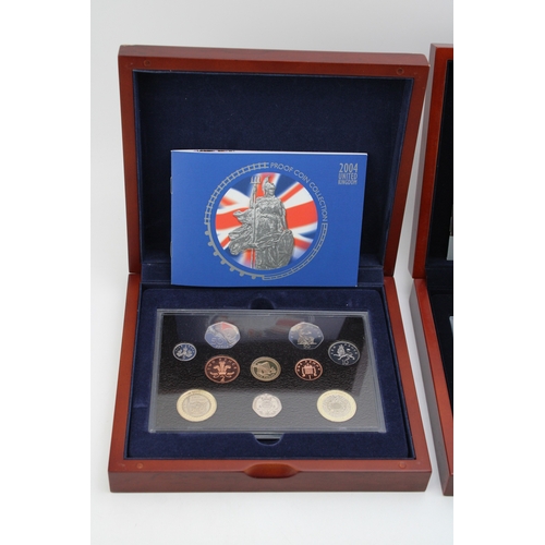 78 - Royal Mint Presentation Sets to include UK 2006 Proof set and 2004 Proof Set (2), both with certific... 