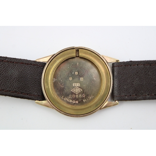 8 - A gentleman's vintage, 9ct gold-cased, Rotary 17 Jewel Incabloc wristwatch, 28.7g total weight inclu... 