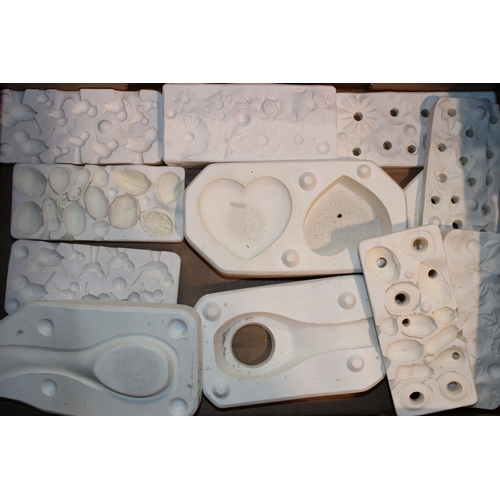 912 - A collection of Wedgwood and similar plaster relief moulds as used in the ceramics industry to inclu... 