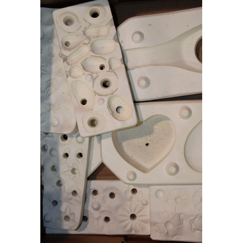 912 - A collection of Wedgwood and similar plaster relief moulds as used in the ceramics industry to inclu... 