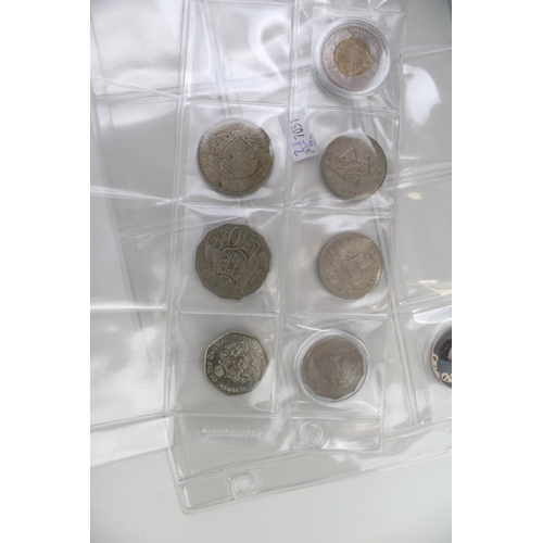 99 - A collection of cupro-nickel coins to include a quantity of £5 coins, half crowns, five shillings co... 