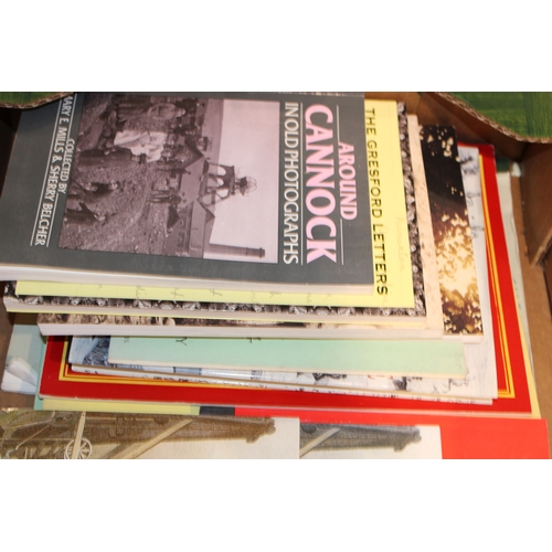 174 - A collection of books on coal mining, predominantly on the Cannock Chase, Hednesford and Rugeley are... 