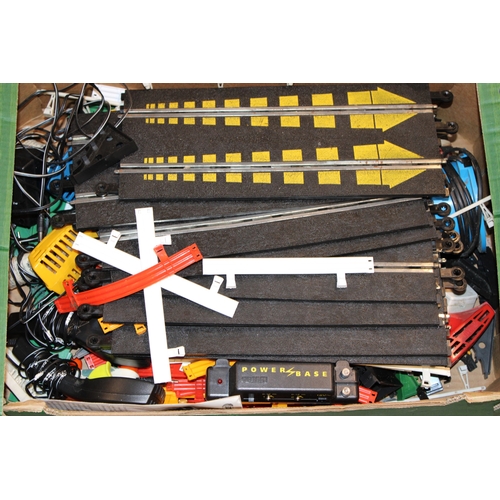 1168 - Large quantity of vintage Tri-ang Scalextric to include track accessories and other similar items.