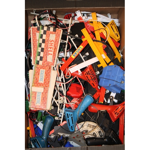 1169 - Large quantity of vintage Tri-ang Scalextric to include track accessories and other similar items.