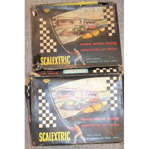 1170 - Large quantity of vintage Tri-ang Scalextric to include boxed sets some which include cars.