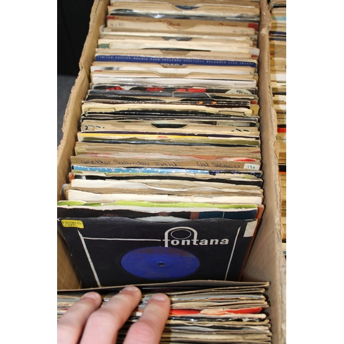 1174 - Five boxes of 45rpm singles with many unusual and rarely seen titles.