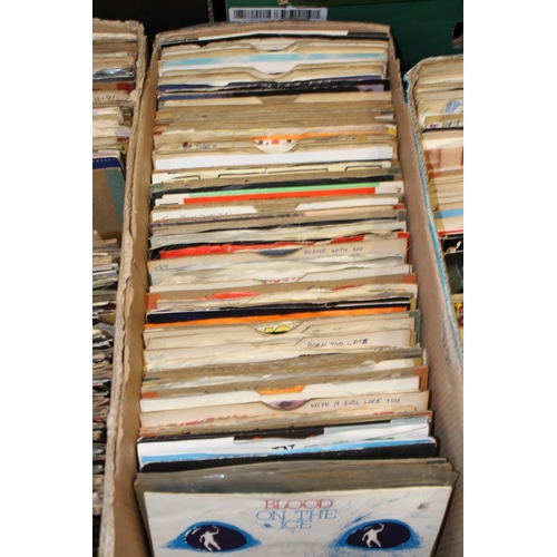 1174 - Five boxes of 45rpm singles with many unusual and rarely seen titles.