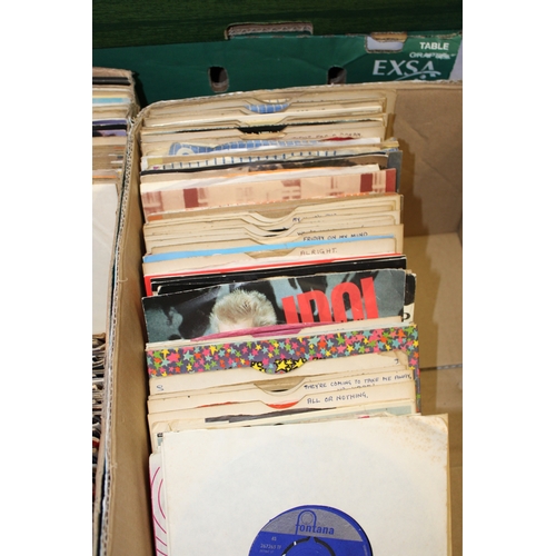 1174 - Five boxes of 45rpm singles with many unusual and rarely seen titles.