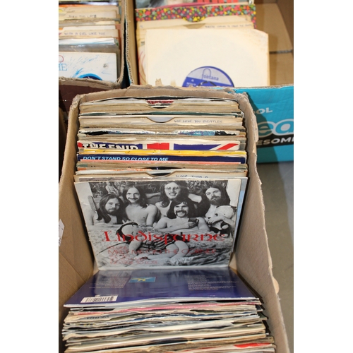 1174 - Five boxes of 45rpm singles with many unusual and rarely seen titles.