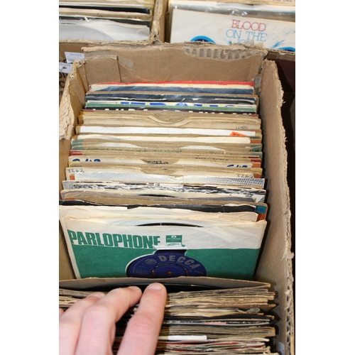 1174 - Five boxes of 45rpm singles with many unusual and rarely seen titles.