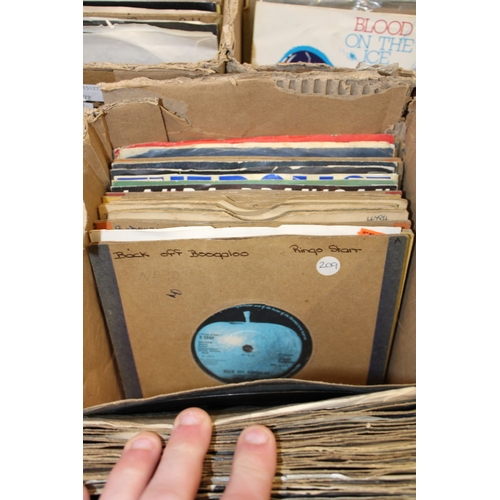 1174 - Five boxes of 45rpm singles with many unusual and rarely seen titles.