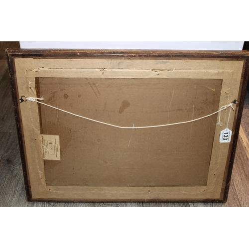 83 - Fernand-Fortuné TRUFFAUT (1866-1955) Watercolour on paper, signed, titled 'Boulevard de la Madeleine... 