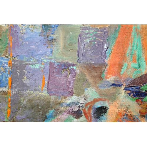 104 - Vincent Bennett (1910 - 1993) Oil on canvas, 'Bath' Signed to verso, framed, 81.5cm x 114cm.