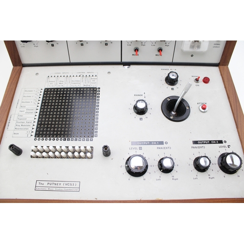 68 - A rare The Putney VCS3 EMS Electronic Music Studios (London Ltd) Analogue Modular Synthesizer early ... 