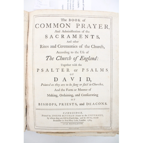 78 - The Book of Common Prayer and Administration of the Sacrements....According to the Church of England... 