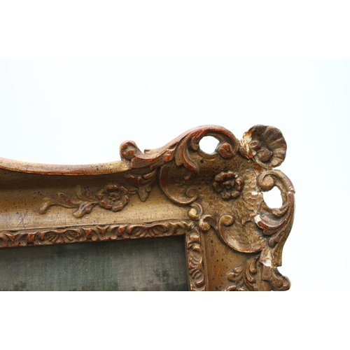 94 - Paulus Potter, a follower of, oil on canvas of a cow and two sheep, with church spire in the backgro... 