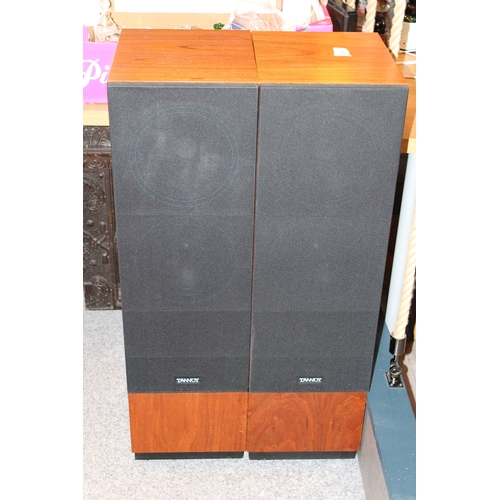 67A - Tannoy DC3000 dual concentric monitor loudspeakers, 94cm tall.