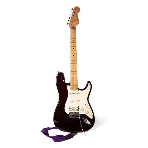 Fender Stratocaster 50th Anniversary commemorative edition 1996 in an aubergine colour