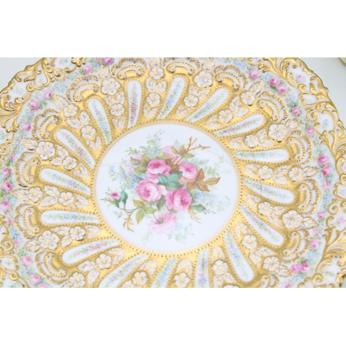 10 - A collection of early ceramic items to include a pair of 19th century George Jones, Crescent China t... 