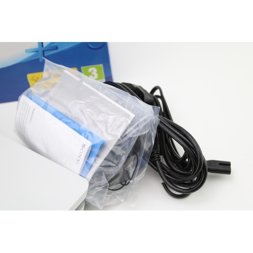 14 - Boxed Playstation 4, Glacier White, 500GB, one controller, vendor states to have factory reset and s... 