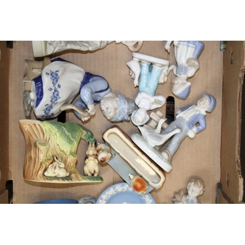 15 - A mixed collection of ceramic items to include Wedgwood Jasperware, Hornsea Pottery and continental ... 