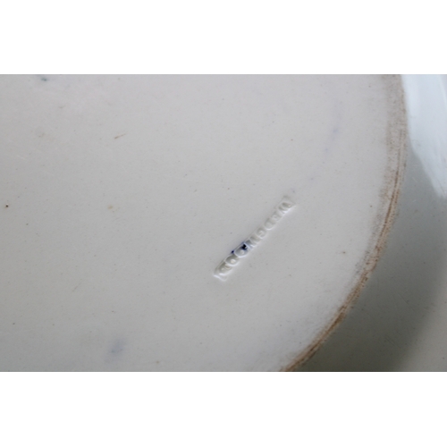 25 - 19th century Wedgwood blue and white ceramic meat platter 42cm x 35cm.