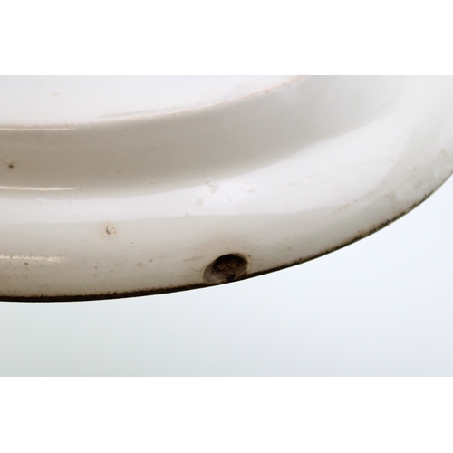 25 - 19th century Wedgwood blue and white ceramic meat platter 42cm x 35cm.