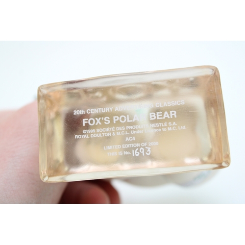34 - Royal Doulton 20th Century Advertising Classics 'Fox's Polar Bear' Fox's Glacier Mints, limited edit... 