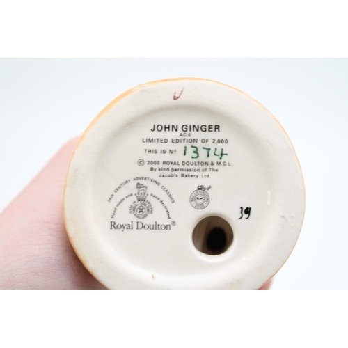 39 - Royal Doulton 20th Century Advertisng Classics 'John Ginger' Huntley & Palmers limited edition of 20... 