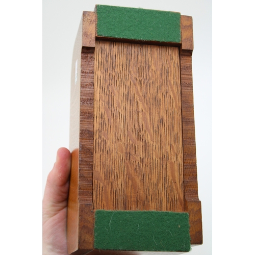 45 - Art Deco wooden box, 21cm wide, 13cm tall, 10cm deep.