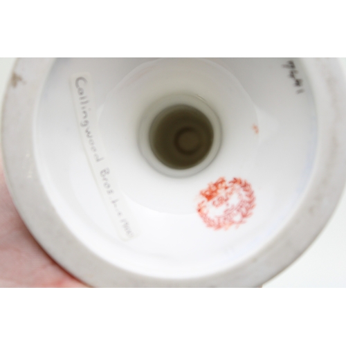 8 - A collection of early ceramics to include Coalport two handled landscape vase, Collingwood Bros pair... 