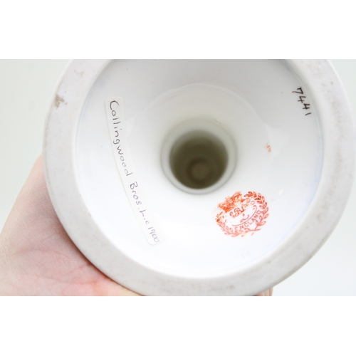 8 - A collection of early ceramics to include Coalport two handled landscape vase, Collingwood Bros pair... 