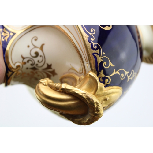 8 - A collection of early ceramics to include Coalport two handled landscape vase, Collingwood Bros pair... 