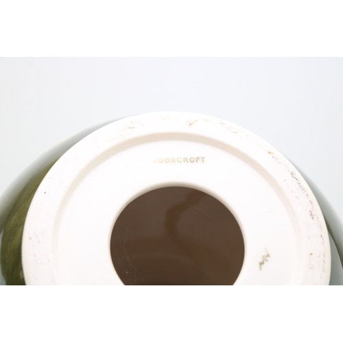 31 - Moorcroft 'Hibiscus' pattern lamp base, 32cm tall.