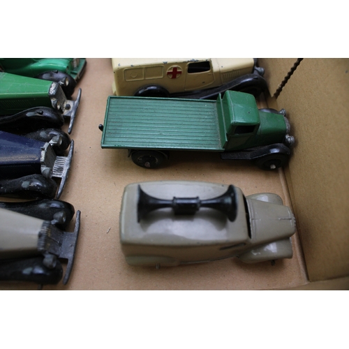 61 - A collection of vintage Dinky Toys to include Dinky 470 Austin 