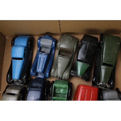 61 - A collection of vintage Dinky Toys to include Dinky 470 Austin 