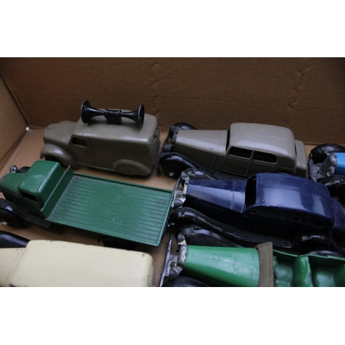 61 - A collection of vintage Dinky Toys to include Dinky 470 Austin 