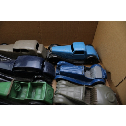 61 - A collection of vintage Dinky Toys to include Dinky 470 Austin 