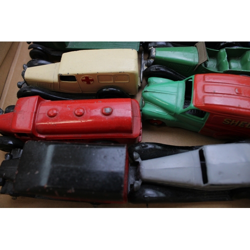 61 - A collection of vintage Dinky Toys to include Dinky 470 Austin 