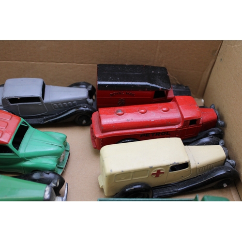 61 - A collection of vintage Dinky Toys to include Dinky 470 Austin 