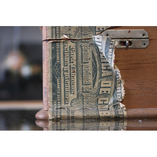 295 - A vintage Flor de Tabacos de Partagas Habana Super Cabinet Selection box No. 1 for 100 cuban cigars ... 