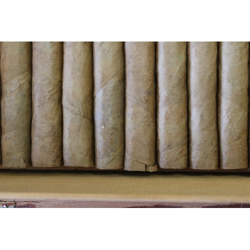 295 - A vintage Flor de Tabacos de Partagas Habana Super Cabinet Selection box No. 1 for 100 cuban cigars ... 