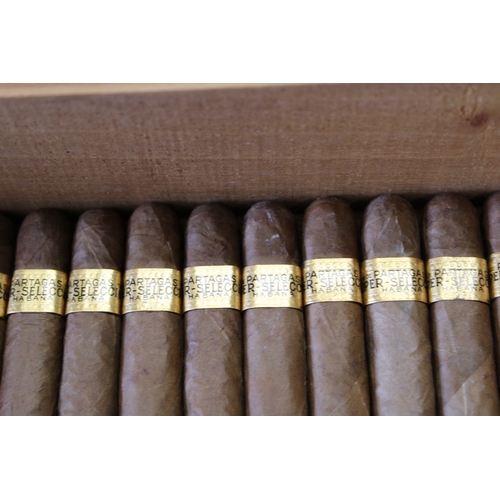 295 - A vintage Flor de Tabacos de Partagas Habana Super Cabinet Selection box No. 1 for 100 cuban cigars ... 