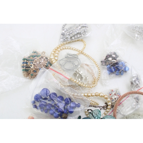 184 - A group of silver, jewellery comprising a necklace set with purple and white fluorite and marcasite,... 