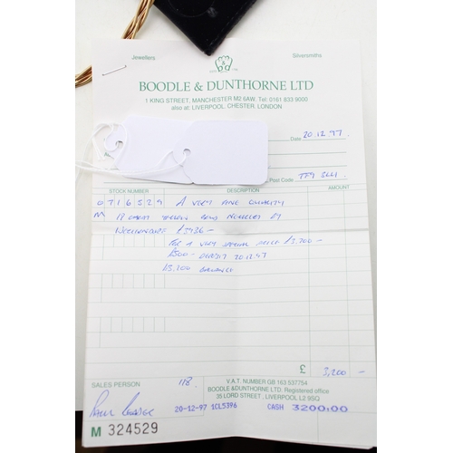 224 - A Wellendorff 18ct spun gold necklace of four interwoven spun strands, of silken form, complete with... 