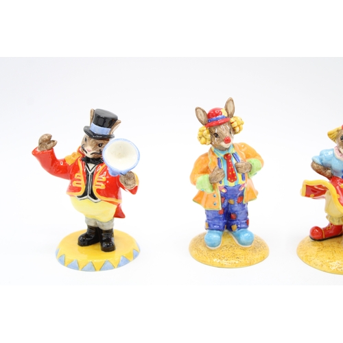 180 - Royal Doulton Bunnykins Clarence the Clown DB332, Clarissa the Clown DB331, Tino the Trixstar DB333 ... 