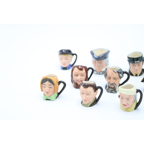 191 - Royal Doulton tiny character jugs to include ten from the Dickens collection with Parson Brown (11).