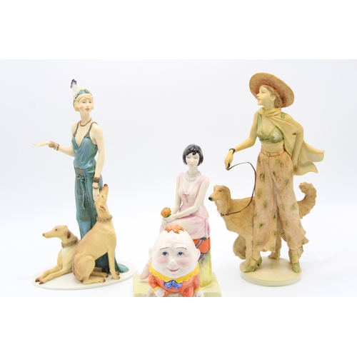196 - Boxed Royal Doulton figures to include Humpty Dumpty, Stephanie, Precious Moments, limited edition o... 